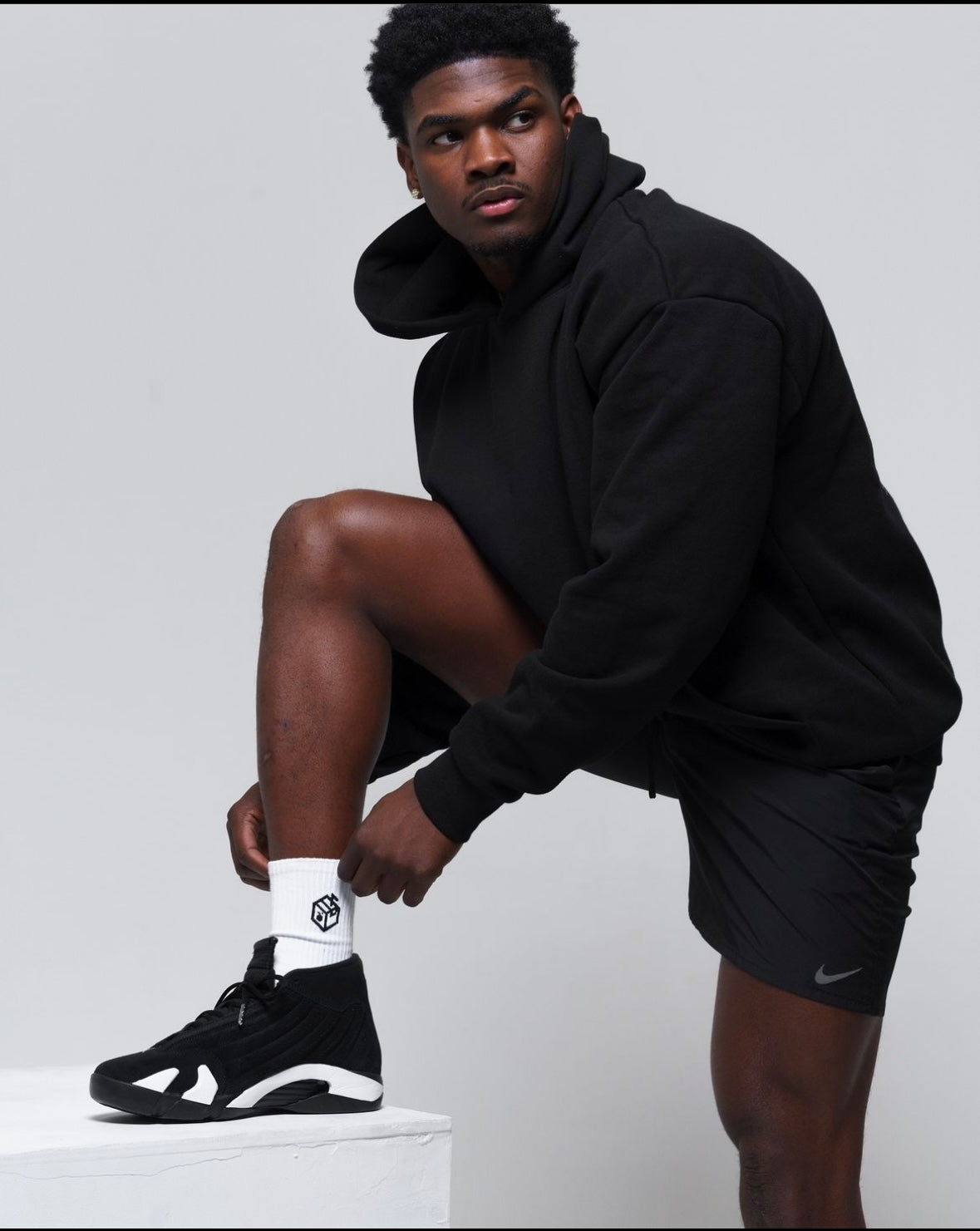 JP socks ( set of 2) white.